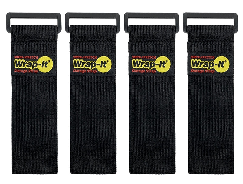 WRAP IT STORAGE Wrap-It Storage 704-12B Storage Strap, 12 in L, 2 in W, Fastening Method: Hook and Loop ELECTRICAL WRAP IT STORAGE