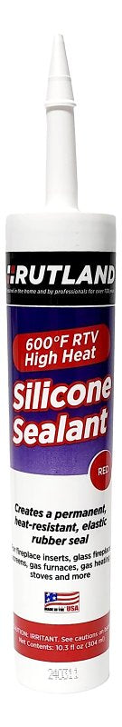 SELKIRK Rutland 76R Silicone Sealant, Red, 10.3 oz, Cartridge