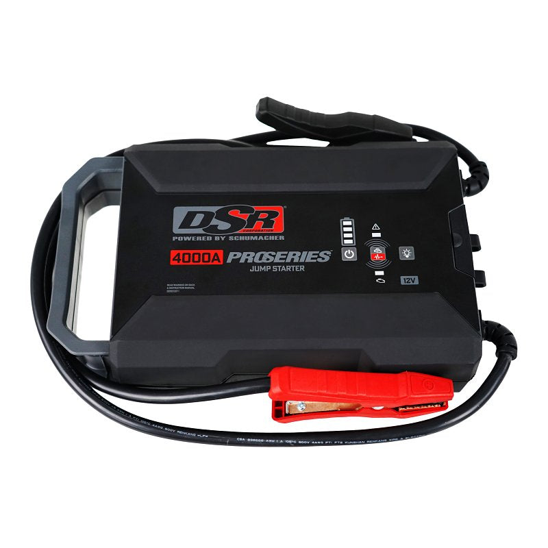 SCHUMACHER Schumacher DSR164 Portable Jump Starter, 12 V, 4000 A, Lithium-Ion Battery AUTOMOTIVE SCHUMACHER