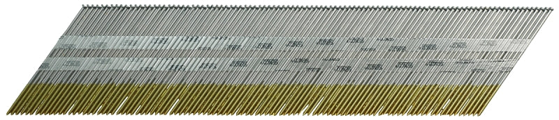 SENCO Senco DA25EPB Series Finish Nail, Glue Collation, 2-1/2 in L, 15 ga, Steel, Bright Basic, Brad Head, Smooth Shank