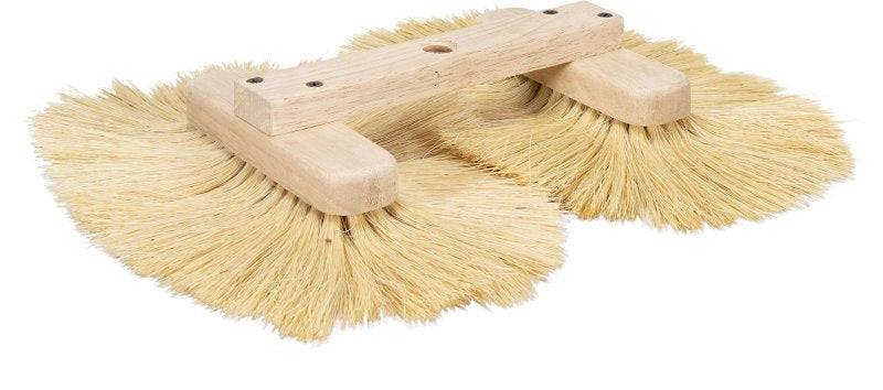 MARSHALLTOWN Wallboard Tool 62-009 Double Texture Brush, 4 in W Blade, Tampico Blade, Wood Handle BUILDING MATERIALS MARSHALLTOWN