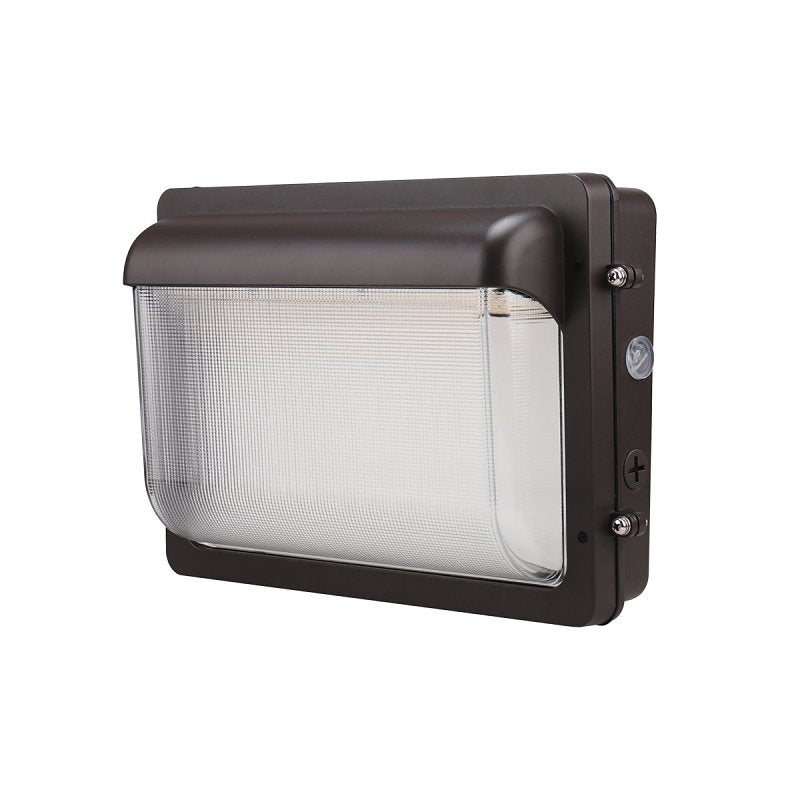 ETI ETI MWPK Series 61509101 Security Wall Pack Light, 120/277 V, 30, 45, 60 W, LED Lamp, 3600, 8520 Lumens, Bronze Fixture ELECTRICAL ETI