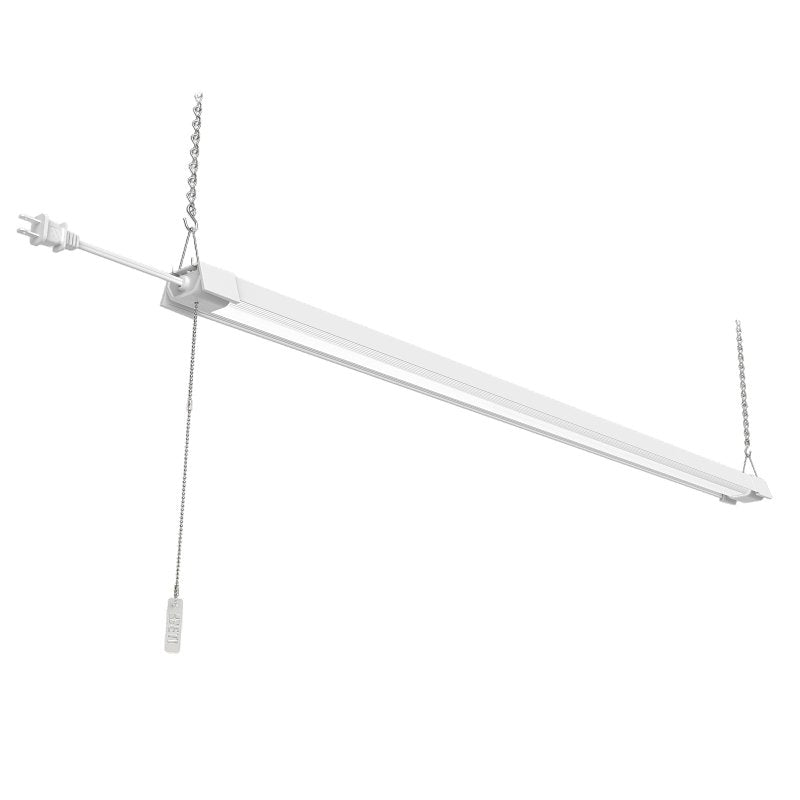 ETI ETI SH Series B02012601A Shop Light, 120 V, 42 W, LED Lamp, 4200 Lumens, 4000 K Color Temp, Plastic Fixture, White ELECTRICAL ETI