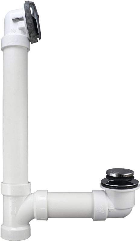 KEENEY Keeney 630PVC Bath Drain Assembly, PVC, Chrome-Plated PLUMBING, HEATING & VENTILATION KEENEY