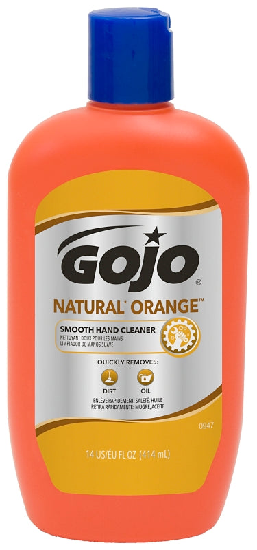 GOJO Gojo 0947-12 Hand Cleaner, Liquid, Citrus, 14 oz Squeeze Bottle AUTOMOTIVE GOJO