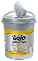 GOJO Gojo 6396-06 Scrubbing Towel, 12 in L, 10-1/2 in W, Clear/Light Yellow AUTOMOTIVE GOJO