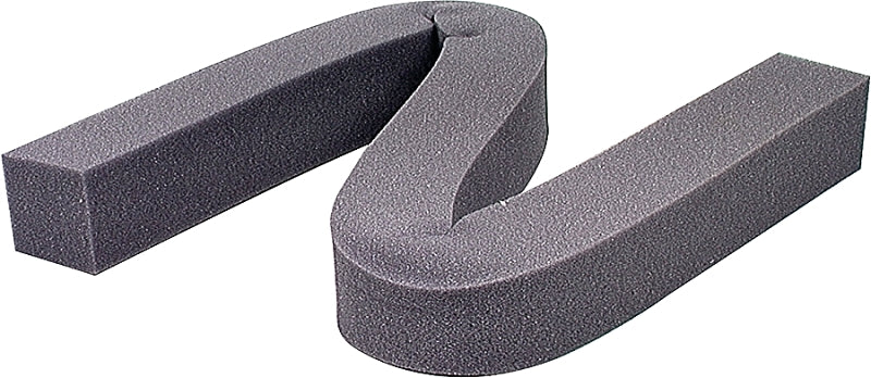M-D M-D 02535 Weatherstrip, 2-1/4 in W, 2-1/4 in Thick, 42 in L, Foam, Gray