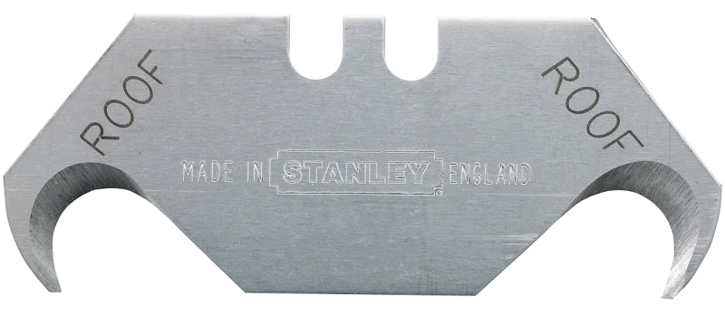 STANLEY Stanley 11-939 Utility Blade, 1-7/8 in L, HCS, 2-Point, 5/PK TOOLS STANLEY   