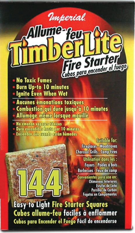 IMPERIAL Imperial KK0313 Fire Starter Square Carton, 10 min Starter Burn Time