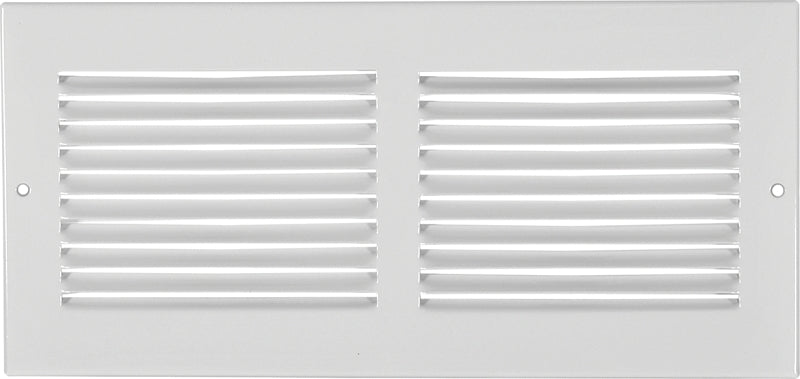 IMPERIAL Imperial RG0341 Sidewall Grille, 11-1/4 in L, 5-1/4 in W, Steel, White PLUMBING, HEATING & VENTILATION IMPERIAL