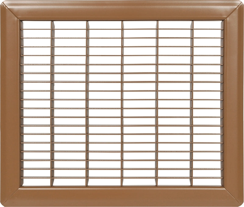 IMPERIAL Imperial RG1199 Air Grille, 8 in L, 14 in W, Steel, Brown PLUMBING, HEATING & VENTILATION IMPERIAL