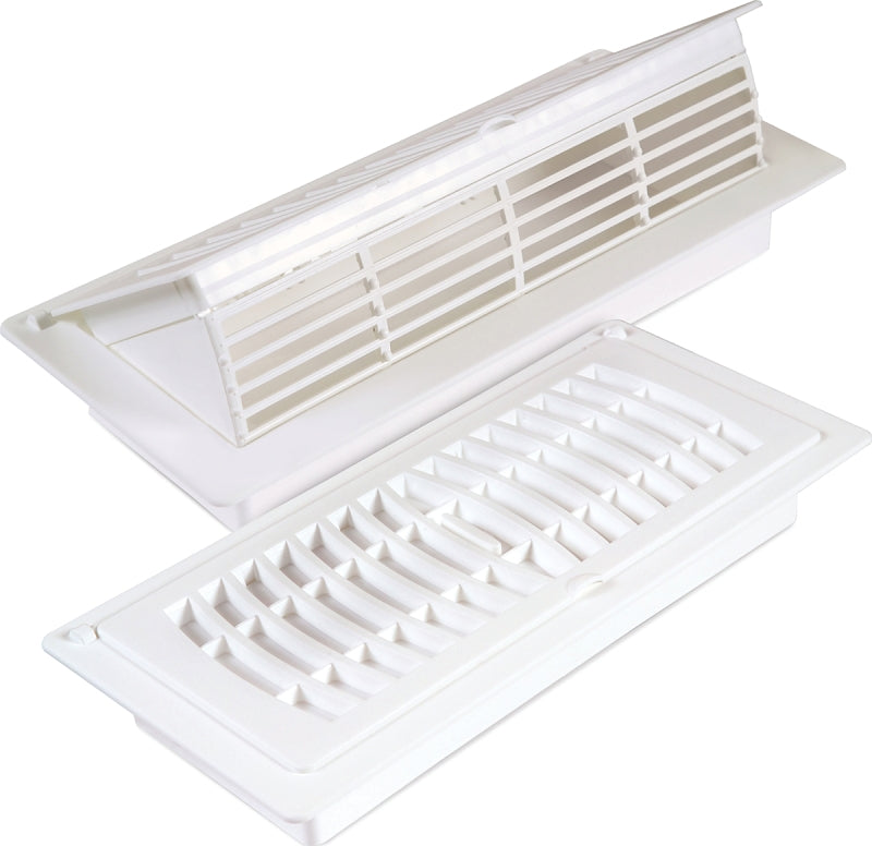 IMPERIAL Imperial RG3052 Floor Register, 10 in W Duct Opening, 4 in H Duct Opening, Polystyrene, White PLUMBING, HEATING & VENTILATION IMPERIAL