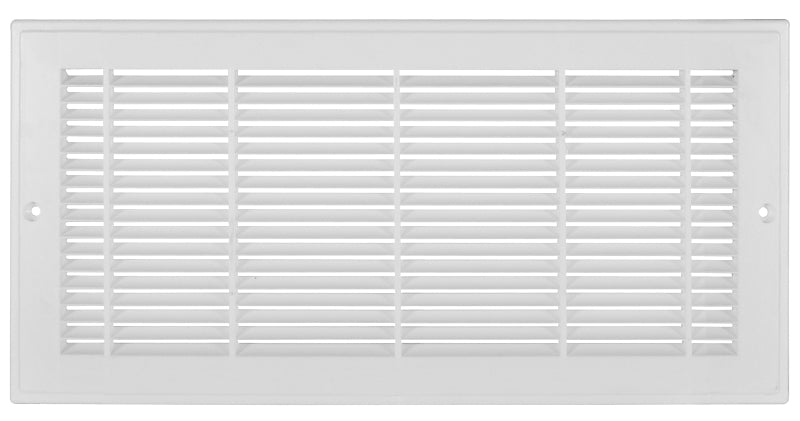 IMPERIAL Imperial RG3012 Sidewall Grille, 19-1/4 in L, 7-1/4 in W, Polystyrene, White PLUMBING, HEATING & VENTILATION IMPERIAL