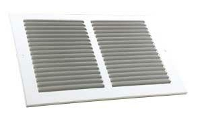 IMPERIAL Imperial RG0455 Sidewall Grille, 16 in L, 8 in W, Rectangle, Steel, White PLUMBING, HEATING & VENTILATION IMPERIAL
