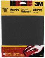 3M 3M 9088 Sandpaper, 11 in L, 9 in W, Extra Fine/Super Fine/Very Fine, Silicone Carbide Abrasive PAINT 3M