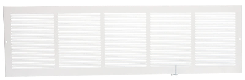 IMPERIAL GRILLE SIDEWALL WHITE 30INX8IN PLUMBING, HEATING & VENTILATION IMPERIAL