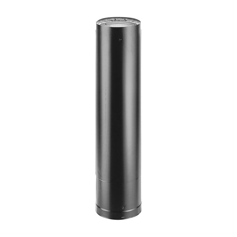 DURAVENT, INC DuraVent DVL 6DVL-68TA Telescoping Length Pipe, 6 in ID x 7-1/8 in OD Dia, Stainless Steel, Black