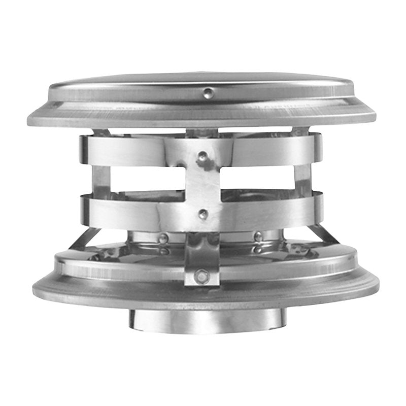 DURAVENT, INC DuraVent PelletVent 4PVL-VC Vertical Cap, 8 in Dia, 6 in L, 4 in Connection