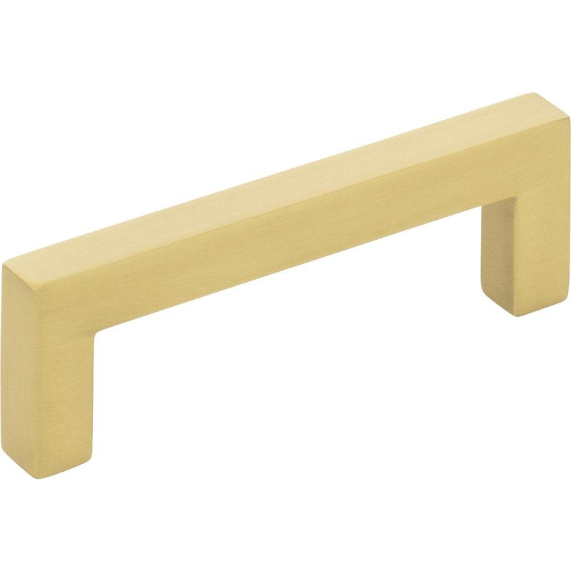 HARDWARE RESOURCES KasaWare K7063BG-8 Square Bar Cabinet Pull, 3-3/8 in L Handle, 1-1/8 in Projection, Zinc, Brushed Gold HARDWARE & FARM SUPPLIES HARDWARE RESOURCES