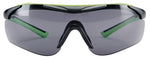 3M 3M 47101-WZ4 Sport-Inspired Safety Glasses, Gray Lens, Green/Neon Black Frame, Anti-Fog, Anti-Scratch Lens