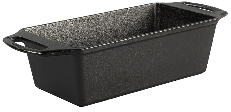 LODGE MFG Lodge BW8LP Loaf Pan, 12 in L, 4.69 in W, 2.88 in H, Cast Iron