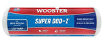 WOOSTER BRUSH Wooster R204-9 Roller Cover, White, 1/2 in Thick Nap, 9 in L, Fabric Cover PAINT WOOSTER BRUSH