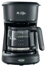 SUNBEAM RIVAL Mr. Coffee 2129512 Coffee Maker, 5 Cups, 25 oz Capacity, 650 W, Plastic, Black, Switch Control
