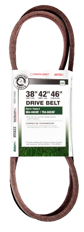 MTD MTD 490-501-M006 Lower Transmission Belt, 70.9 in L, 0.656 in W OUTDOOR LIVING & POWER EQUIPMENT MTD   