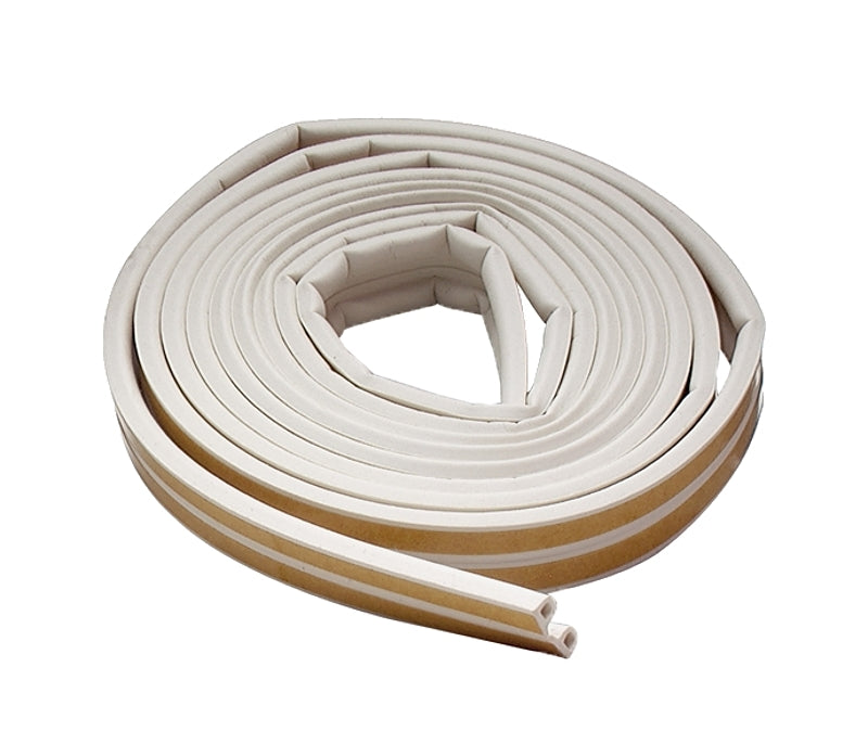 M-D M-D 02618 Weatherstrip Tape, 3/8 in W, 17 ft L, EPDM Rubber, White, 12/PK HARDWARE & FARM SUPPLIES M-D