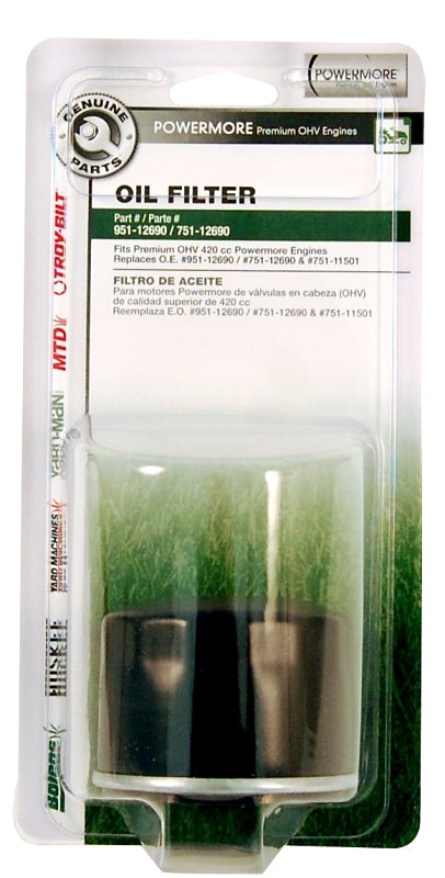 TROY-BILT Troy-Bilt 490-201-0010 Oil Filter, Metal, For: PowerMore OHV Engines OUTDOOR LIVING & POWER EQUIPMENT TROY-BILT
