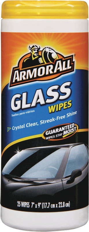 ARMORED AUTOGROUP Armor All 17501C Glass Cleaning Wipes, Effective to Remove: Bugs, Fingerprints, Residue, Road Grime, 30-Wipes AUTOMOTIVE ARMORED AUTOGROUP