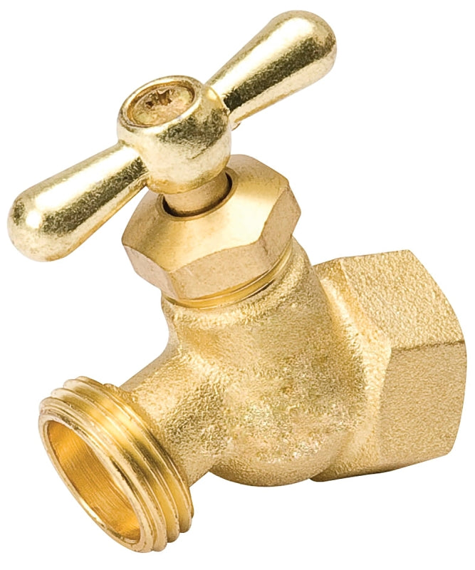 B & K INDUSTRIES B & K 102-404 Hose Bibb, 3/4 x 3/4 in Connection, FPT x Male Hose, 125 psi Pressure, Brass Body PLUMBING, HEATING & VENTILATION B & K INDUSTRIES