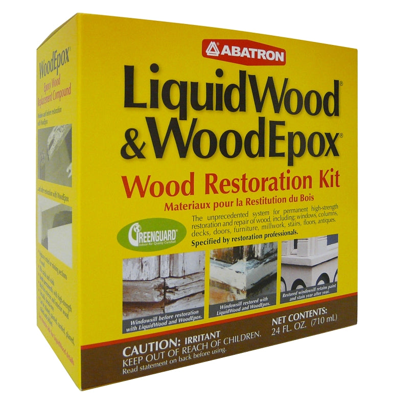 ABATRON, INC. Abatron WRK6OR Wood Restoration Kit, 24 oz, Box PAINT ABATRON, INC.