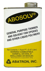 ABATRON, INC. Abatron ASPR Wood Repair Solvent, Liquid, Irritating Aromatic, Clear, 1 pt AUTOMOTIVE ABATRON, INC.