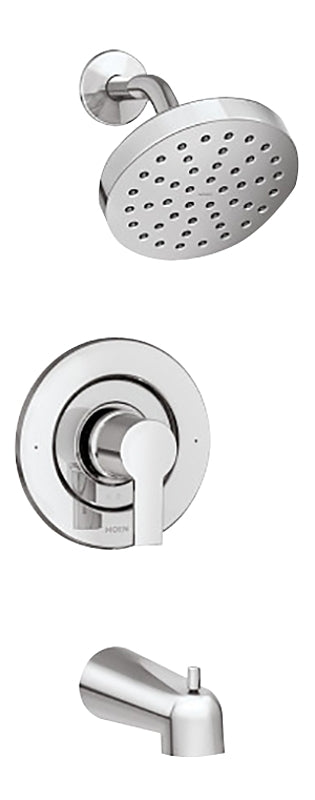 MOEN Moen Rinza Posi-Temp Series 82628 Tub and Shower Faucet, Single Function Showerhead, 1.75 gpm Showerhead, 1-Handle PLUMBING, HEATING & VENTILATION MOEN