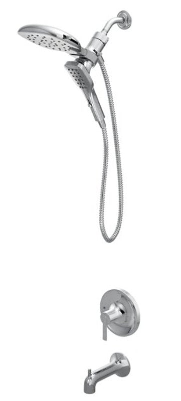 MOEN Moen Zyla 82140 Series 82140 Tub/Shower Faucet, Standard with Handshower Showerhead, 1.75 gpm Showerhead, 1-Handle PLUMBING, HEATING & VENTILATION MOEN