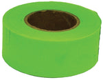 CH HANSON CH Hanson 17001 Flagging Tape, 150 ft L, 1-3/16 in W, Fluorescent Lime, PVC