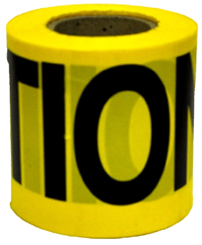 CH HANSON CH Hanson 16100 Barricade Safety Tape, 300 ft L, 3 in W, Yellow, Polyethylene