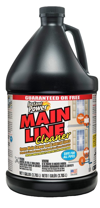 INSTANT POWER Instant Power 1801 Main Line Cleaner, 1 gal, Liquid, Clear PLUMBING, HEATING & VENTILATION INSTANT POWER