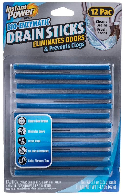 INSTANT POWER Instant Power 1507 Bio-Enzymatic Drain Stick, Solid