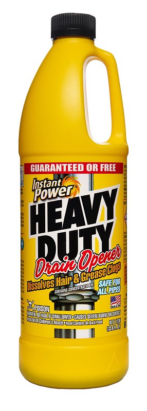 INSTANT POWER Instant Power 1870 Drain Opener, Liquid, Clear, Odorless, 1 L