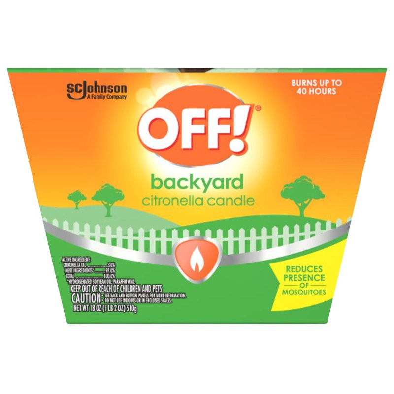 OFF OFF! 70801 Citronella Bucket, White, Pleasant, 18 oz Bucket