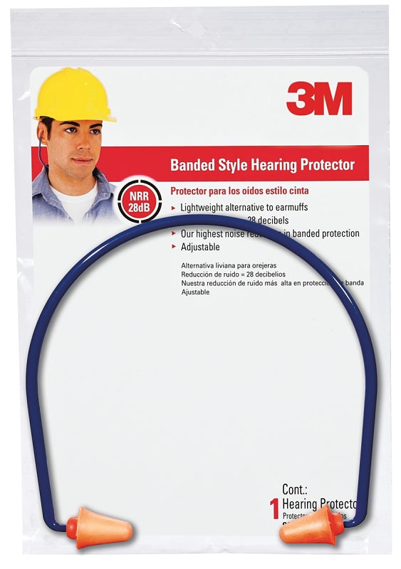 3M 3M TEKK Protection 90537-80025T Banded Hearing Protector, 28 dB NRR