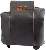 TRAEGER Traeger 1300 BAC360 Grill Cover, 58 in D, 28 in W, 51 in H, Polyester, Gray