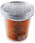 TRAEGER Traeger BAC459 Grease Mini Bucket Liner, Aluminum
