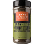 TRAEGER Traeger SPC259 Seasoning, Blackened Saskatchewan Rub, 13.75 oz Tin OUTDOOR LIVING & POWER EQUIPMENT TRAEGER