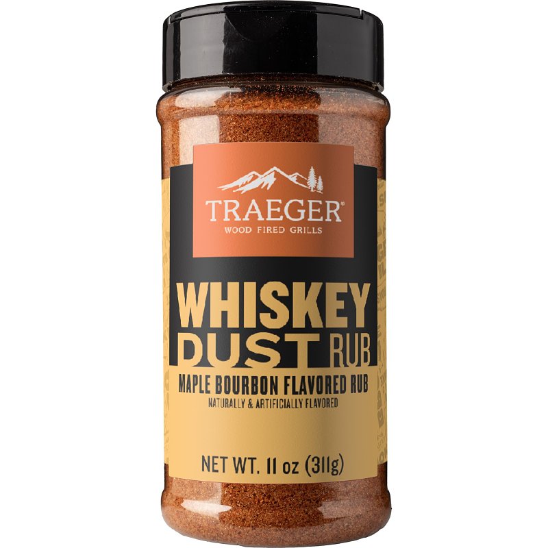 TRAEGER Traeger SPC262 BBQ Rub, Whiskey Dust, 11 oz Bottle OUTDOOR LIVING & POWER EQUIPMENT TRAEGER