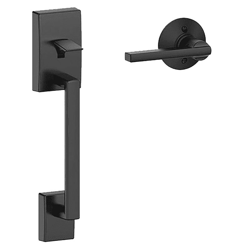 SCHLAGE LOCK Schlage FE285CEN622LAT Combination Lockset, Mechanical Lock, Grip with Lever Handle, Straight Design, Matte Black, Metal HARDWARE & FARM SUPPLIES SCHLAGE LOCK