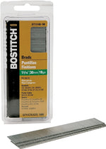 BOSTITCH Bostitch BT1314B-1M Series Nail, Glue Collation, 1-3/16 in L, 18 Gauge, Steel, Coated, Brad Head, Smooth Shank, 1000/BX HARDWARE & FARM SUPPLIES BOSTITCH