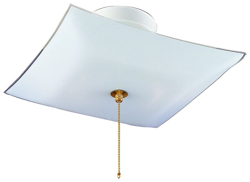 VAXCEL INTERNATIONAL Boston Harbor F98WH02SW-1264H3L Two Light Ceiling Fixture With Pull Chain, 120 V, 60 W, 2-Lamp, A19 or CFL Lamp ELECTRICAL VAXCEL INTERNATIONAL